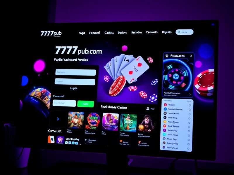 Welcome to 777pub.com Login Password: Your gateway to thrilling online casino games. Discover how to access the platform securely and enjoy popular gambling titles like slots, blackjack, and roulette.